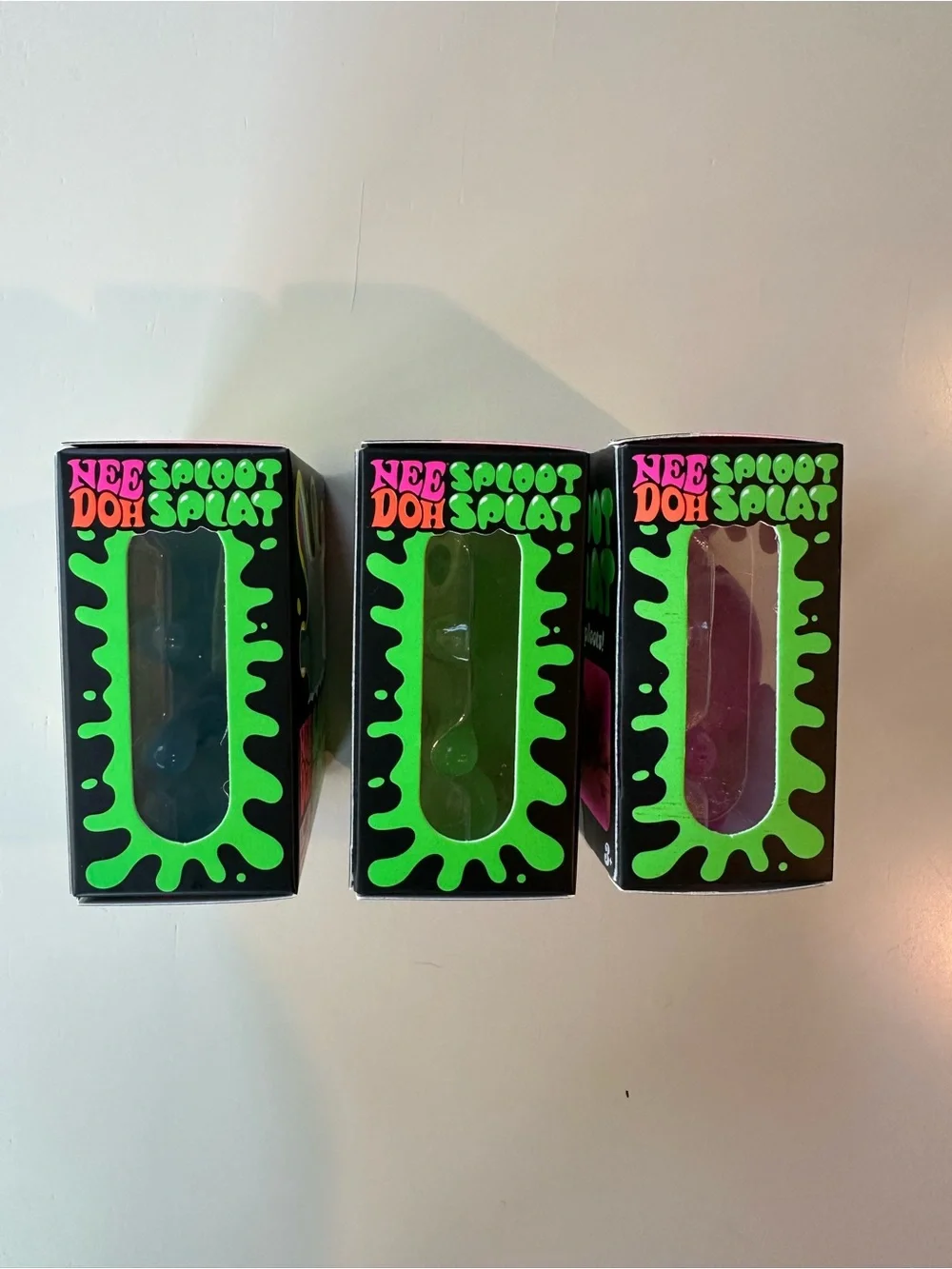 💚💜💙 NeeDoh Sploot Splat Set of 3 💙💜💚